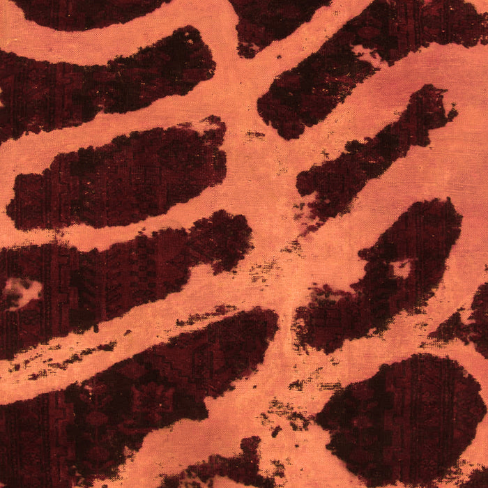 Abstract Orange Modern Rug, abs1154org