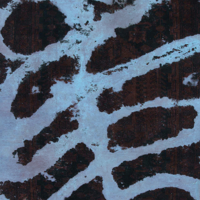 Abstract Light Blue Modern Rug, abs1154lblu