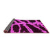 Sideview of Abstract Pink Modern Rug, abs1154pnk