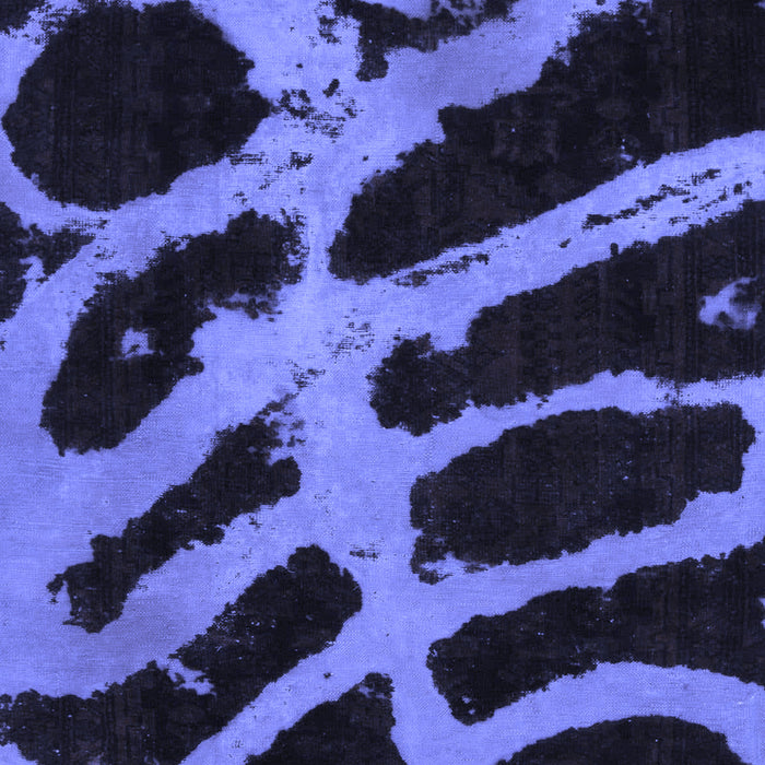 Machine Washable Abstract Blue Modern Rug, wshabs1154blu