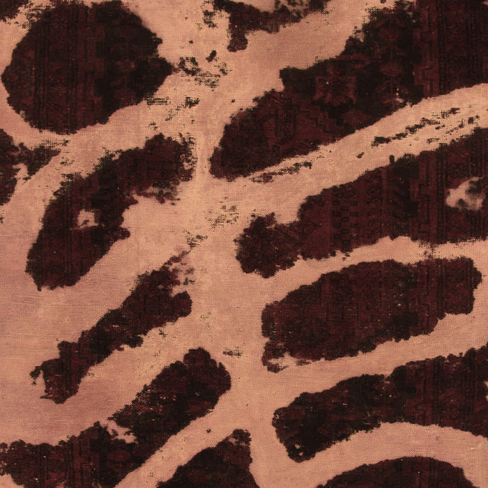 Machine Washable Abstract Brown Modern Rug, wshabs1154brn