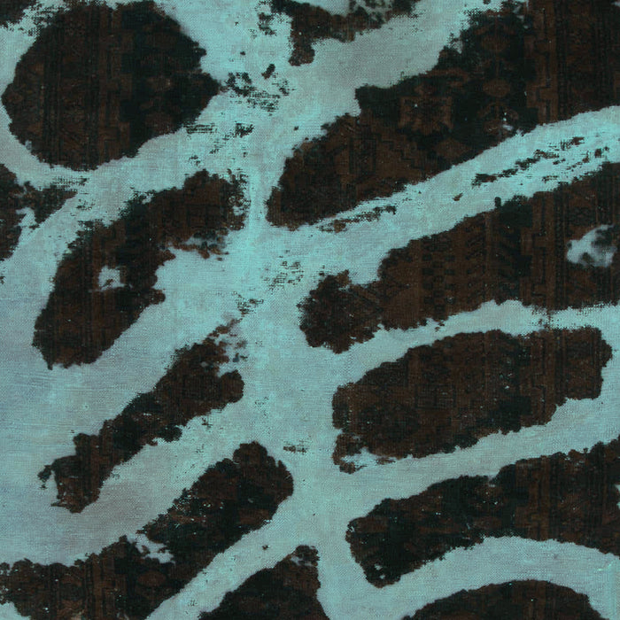 Abstract Turquoise Modern Rug, abs1154turq