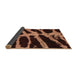 Sideview of Abstract Brown Modern Rug, abs1154brn