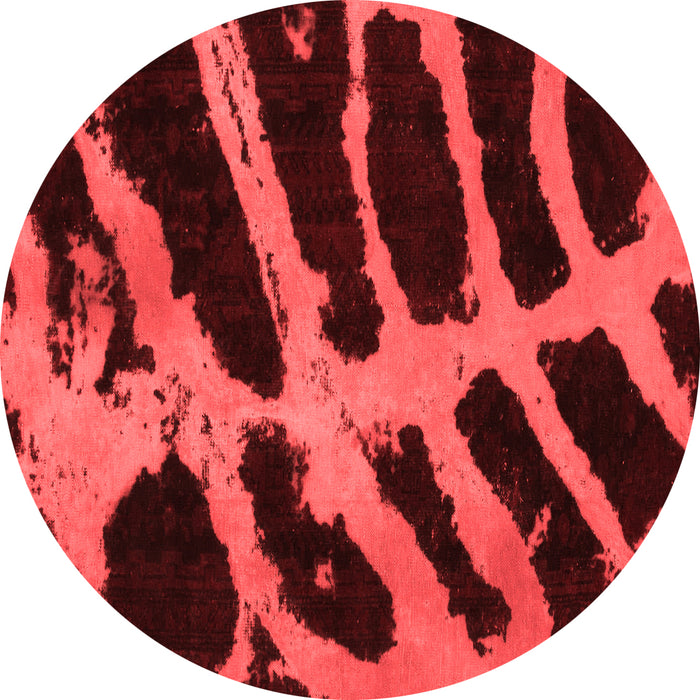 Abstract Red Modern Rug, abs1154red