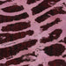 Square Machine Washable Abstract Dark Pink Rug, wshabs1154