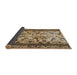 Sideview of Abstract Brown Modern Rug, abs1155