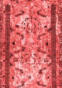 Abstract Red Modern Rug, abs1155red