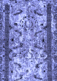 Abstract Blue Modern Rug, abs1155blu