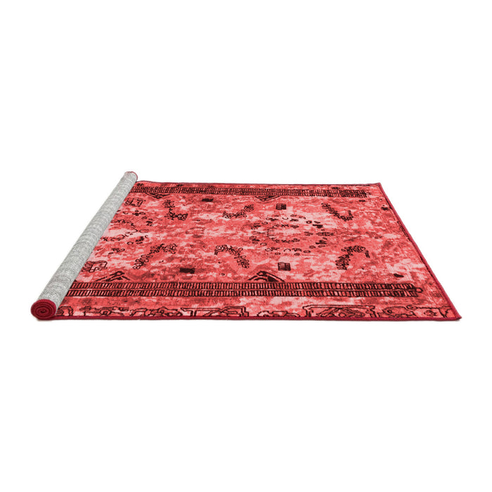 Modern Red Washable Rugs