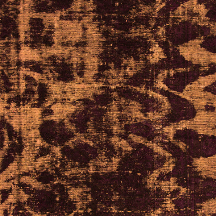 Machine Washable Abstract Orange Modern Area Rugs, wshabs1156org