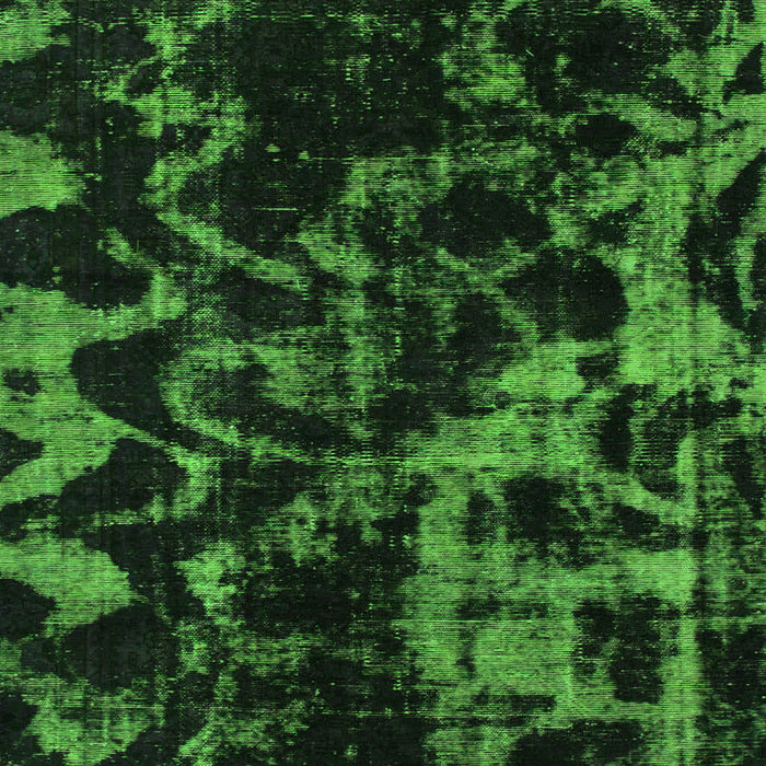 Abstract Green Modern Rug, abs1156grn
