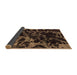 Sideview of Abstract Brown Modern Rug, abs1156brn