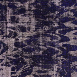 Square Machine Washable Abstract Night Blue Rug, wshabs1156