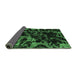 Sideview of Abstract Emerald Green Modern Rug, abs1156emgrn