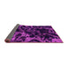 Sideview of Abstract Pink Modern Rug, abs1156pnk