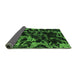 Sideview of Abstract Green Modern Rug, abs1156grn