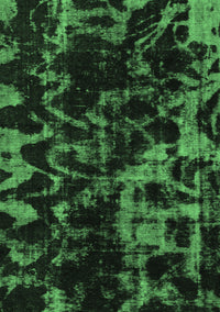 Abstract Emerald Green Modern Rug, abs1156emgrn