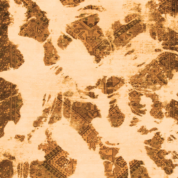 Abstract Orange Modern Rug, abs1157org