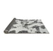 Sideview of Abstract Gray Modern Rug, abs1157gry