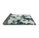 Sideview of Abstract Light Gray Modern Rug, abs1158