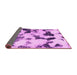 Sideview of Abstract Pink Modern Rug, abs1158pnk