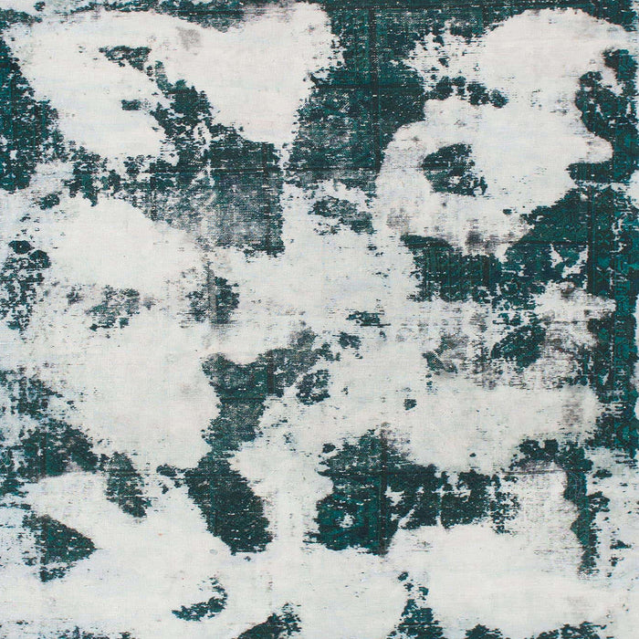 Square Machine Washable Abstract Light Gray Rug, wshabs1158