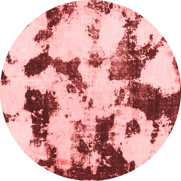 Machine Washable Abstract Red Modern Rug, wshabs1158red