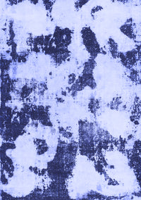 Abstract Blue Modern Rug, abs1158blu