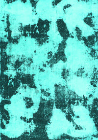 Abstract Turquoise Modern Rug, abs1158turq