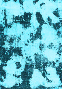 Abstract Light Blue Modern Rug, abs1158lblu