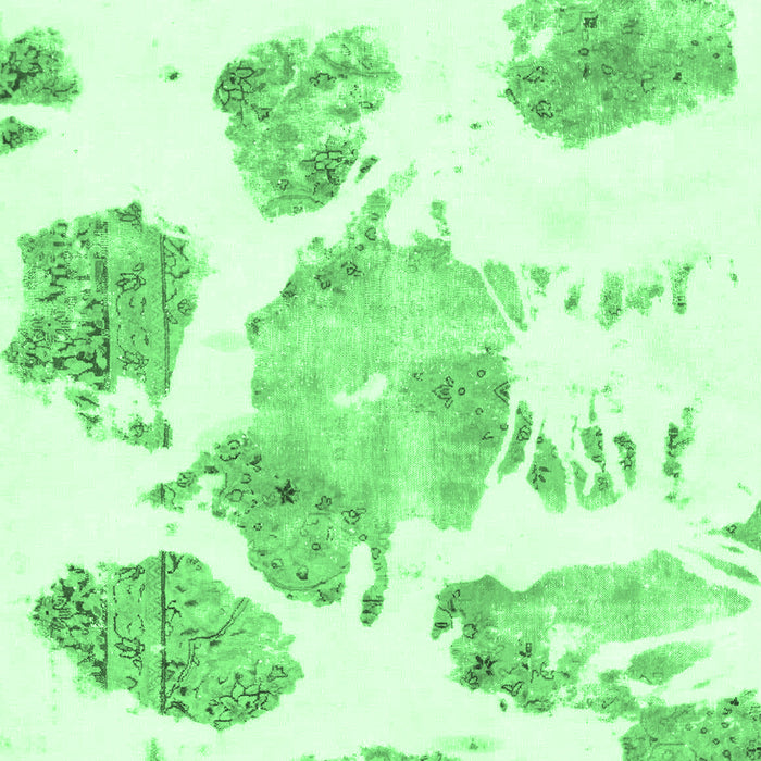 Abstract Emerald Green Modern Rug, abs1159emgrn