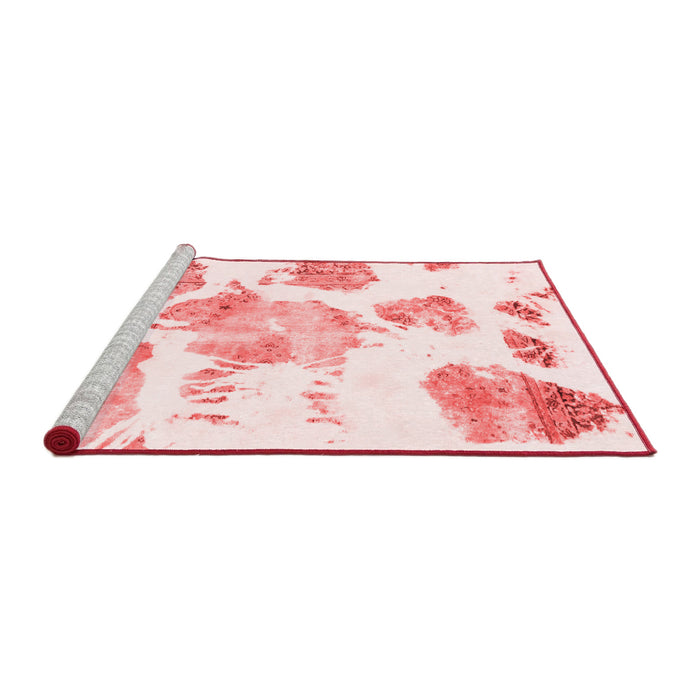 Modern Red Washable Rugs