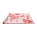 Modern Red Washable Rugs