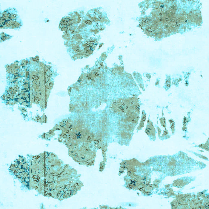 Machine Washable Abstract Light Blue Modern Rug, wshabs1159lblu