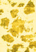 Abstract Yellow Modern Rug, abs1159yw