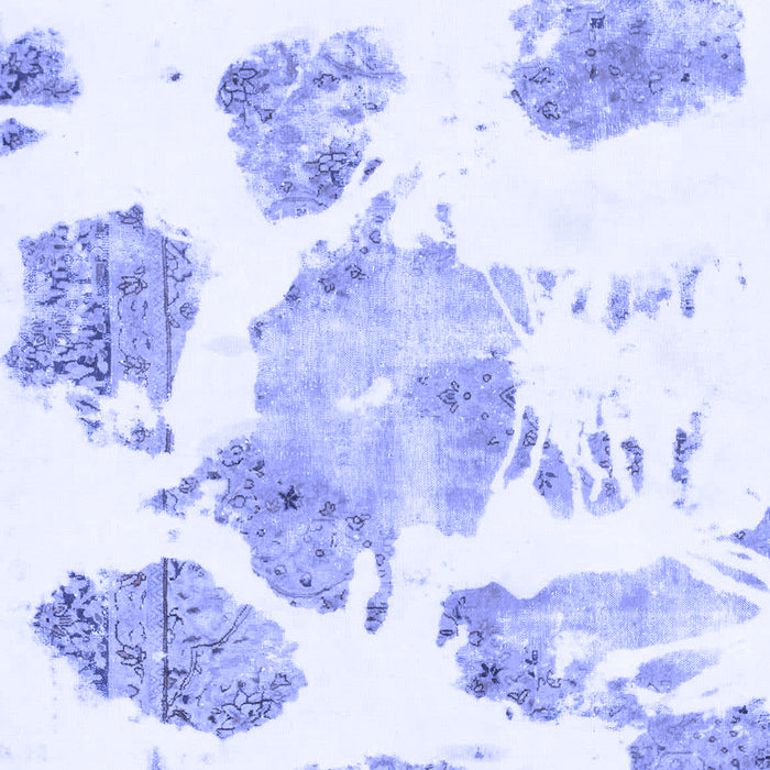 Machine Washable Abstract Blue Modern Rug, wshabs1159blu