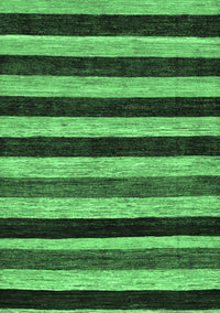 Abstract Emerald Green Modern Rug, abs115emgrn