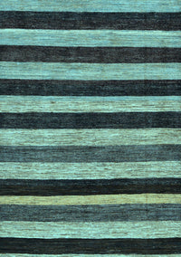 Abstract Light Blue Modern Rug, abs115lblu