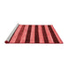 Modern Red Washable Rugs