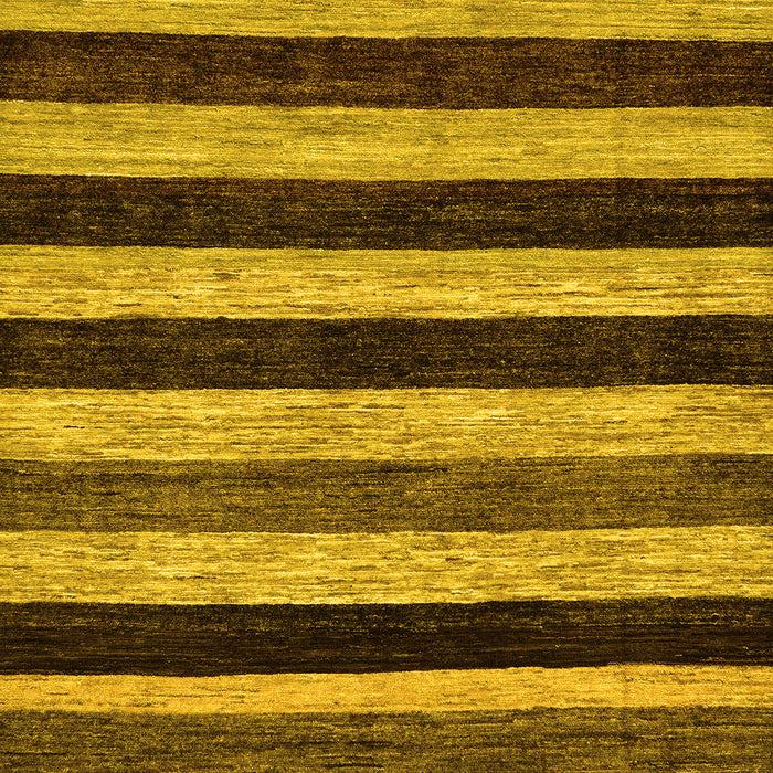 Machine Washable Abstract Yellow Modern Rug, wshabs115yw