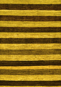 Abstract Yellow Modern Rug, abs115yw