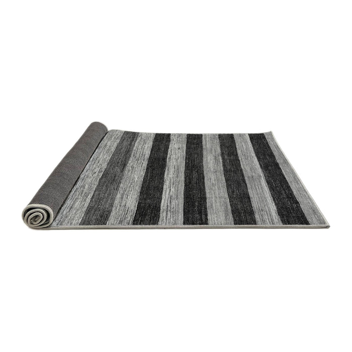 Sideview of Abstract Gray Modern Rug, abs115gry
