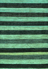 Abstract Turquoise Modern Rug, abs115turq