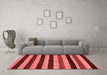 Modern Red Washable Rugs