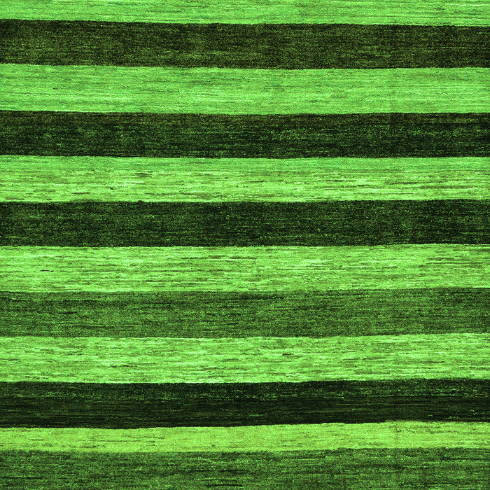 Machine Washable Abstract Green Modern Area Rugs, wshabs115grn