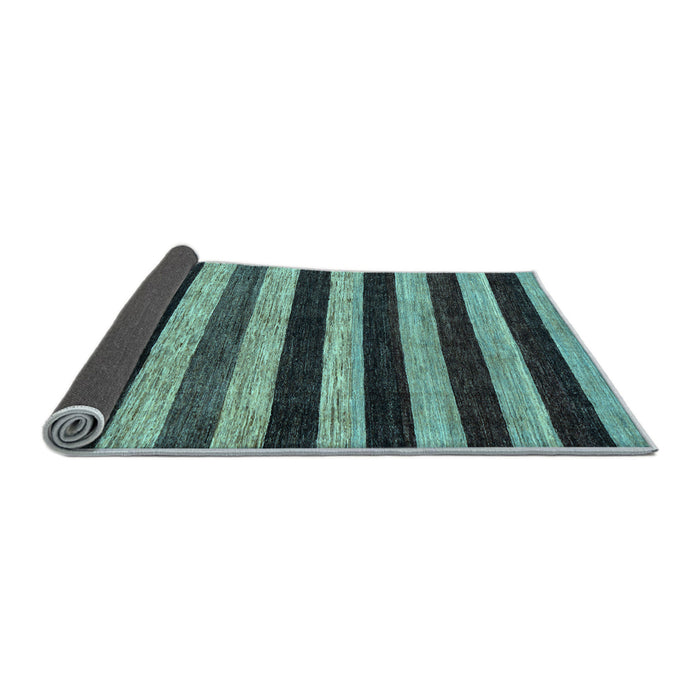 Sideview of Abstract Light Blue Modern Rug, abs115lblu