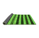 Sideview of Abstract Green Modern Rug, abs115grn