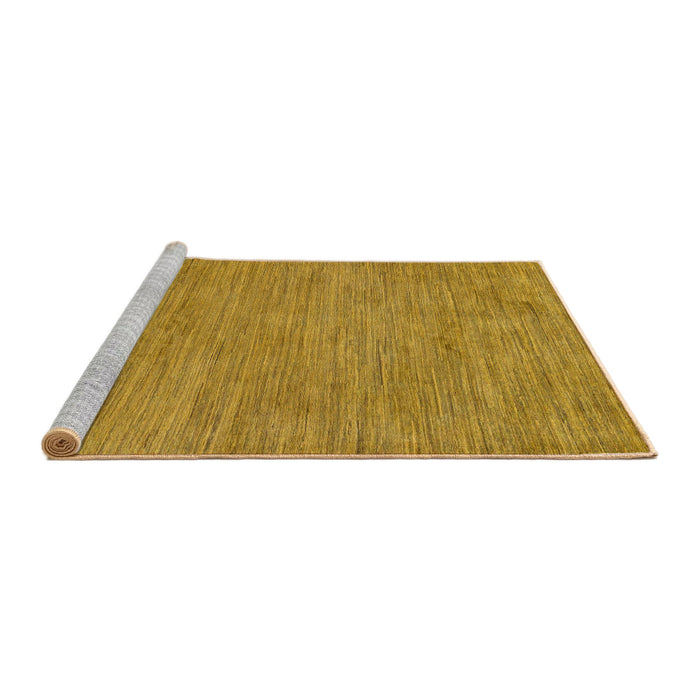 Sideview of Machine Washable Abstract Sedona Brown Rug, wshabs116