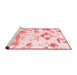 Modern Red Washable Rugs