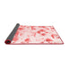 Abstract Red Modern Area Rugs